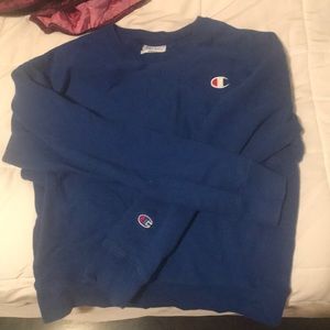 ROYAL BLUE CHAMPION CREWNECK SIZE SMALL